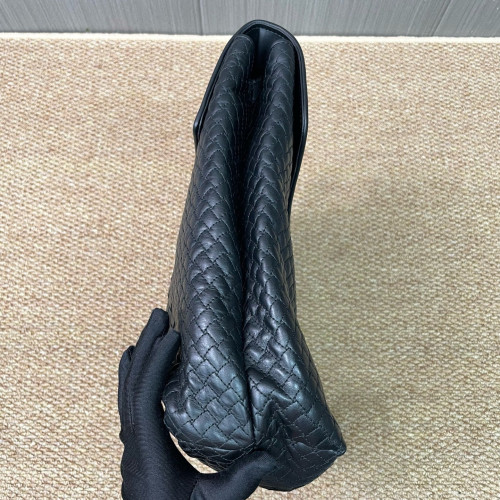 Bottega Veneta Briefcase Lambskin Intrecciato Nappa Black