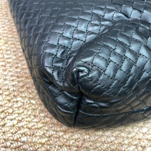 Bottega Veneta Briefcase Lambskin Intrecciato Nappa Black