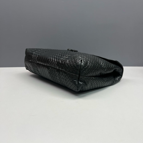 Bottega Veneta Briefcase Lambskin Intrecciato Nappa Black