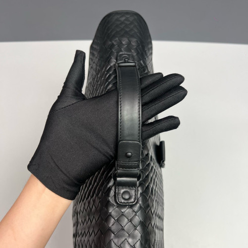 Bottega Veneta Briefcase Lambskin Intrecciato Nappa Black