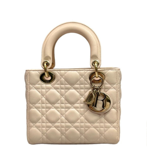 Dior Small Lady Dior Cuir Light Pink