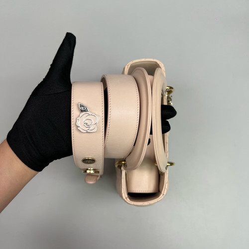 Dior Small Lady Dior Cuir Light Pink
