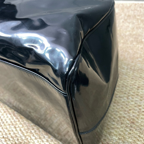Balenciaga City Boston Bag Glazed Calfskin Black