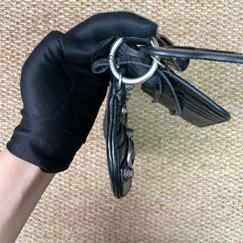 Balenciaga City Clutch Arena Lambskin Black