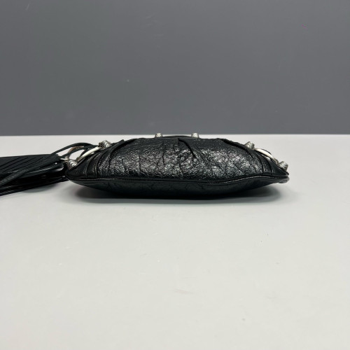 Balenciaga City Clutch Arena Lambskin Black