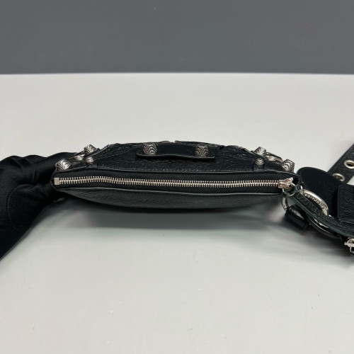 Balenciaga City Clutch Arena Lambskin Black