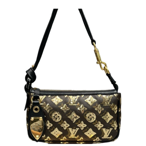 Louis Vuitton Pochette Accessories 22 Monogram Sequin Brown