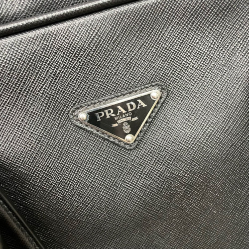 Prada Briefcase Saffiano Calfskin Black