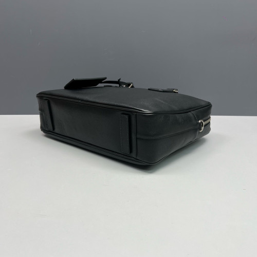Prada Briefcase Saffiano Calfskin Black