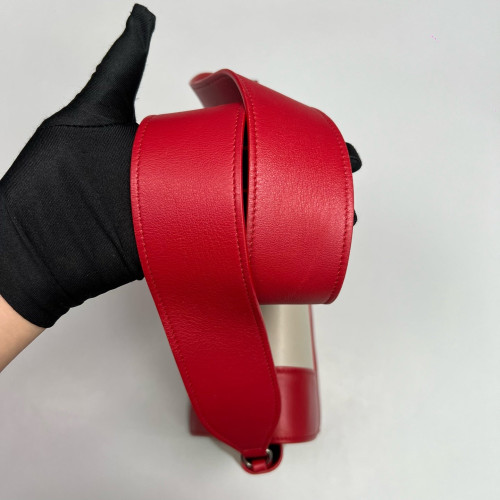Celine Medium Frame Shoulder Bag Calfskin Red White