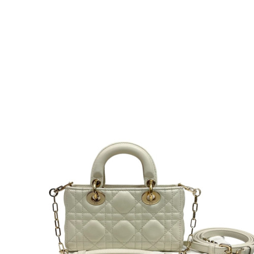 Dior Micro Lady D-Joy Lady Dior Cuir Lambskin White Dior Micro Lady D-Joy Lady Dior Cuir Lambskin White