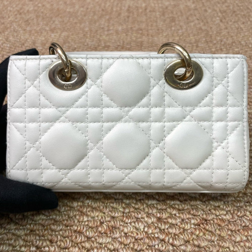 Dior Micro Lady D-Joy Lady Dior Cuir Lambskin White Dior Micro Lady D-Joy Lady Dior Cuir Lambskin White