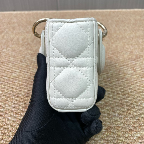 Dior Micro Lady D-Joy Lady Dior Cuir Lambskin White Dior Micro Lady D-Joy Lady Dior Cuir Lambskin White