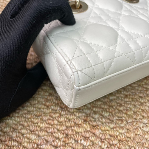 Dior Micro Lady D-Joy Lady Dior Cuir Lambskin White Dior Micro Lady D-Joy Lady Dior Cuir Lambskin White