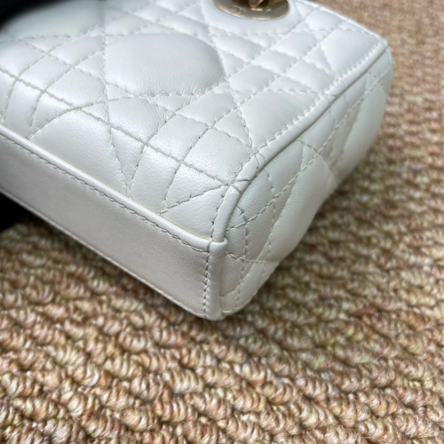 Dior Micro Lady D-Joy Lady Dior Cuir Lambskin White Dior Micro Lady D-Joy Lady Dior Cuir Lambskin White