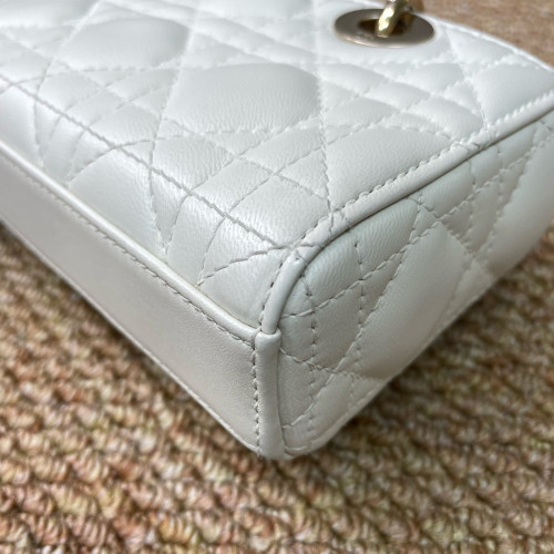 Dior Micro Lady D-Joy Lady Dior Cuir Lambskin White Dior Micro Lady D-Joy Lady Dior Cuir Lambskin White