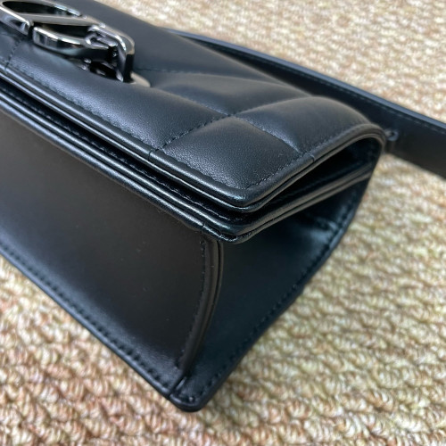 Dior Shoulder Bag Lambskin Black
