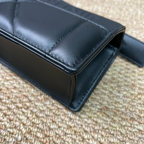 Dior Shoulder Bag Lambskin Black