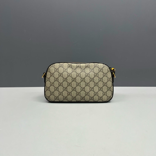 Gucci Neo Vintage Shoulder Bag GG Supreme Monogram Calfskin Beige Brown Yellow Gucci Neo Vintage Shoulder Bag GG Supreme Monogram Calfskin Beige Brown Yellow