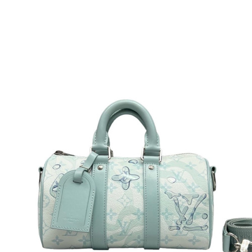 Louis Vuitton Keepall Bandouliere 25 Monogram Light Green Louis Vuitton Keepall Bandouliere 25 Monogram Light Green