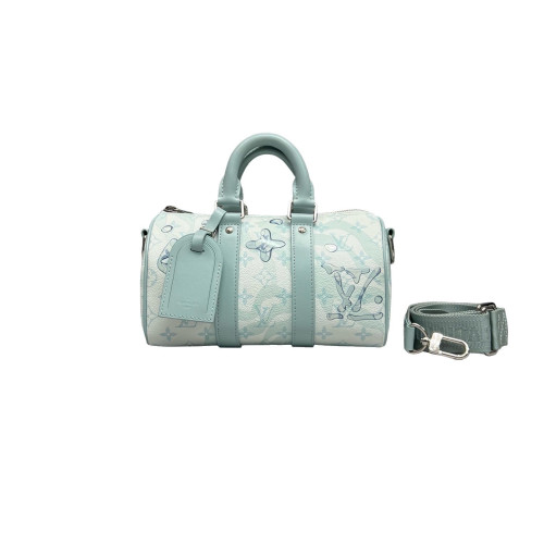 Louis Vuitton Keepall Bandouliere 25 Monogram Light Green Louis Vuitton Keepall Bandouliere 25 Monogram Light Green