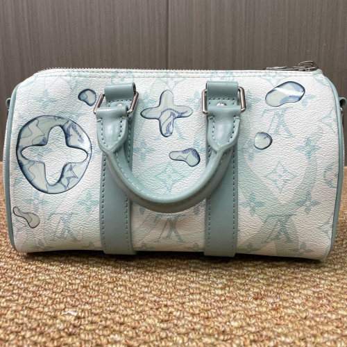 Louis Vuitton Keepall Bandouliere 25 Monogram Light Green Louis Vuitton Keepall Bandouliere 25 Monogram Light Green