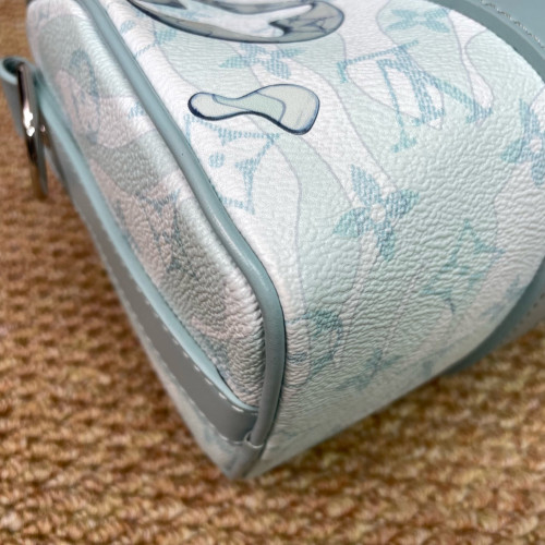 Louis Vuitton Keepall Bandouliere 25 Monogram Light Green Louis Vuitton Keepall Bandouliere 25 Monogram Light Green