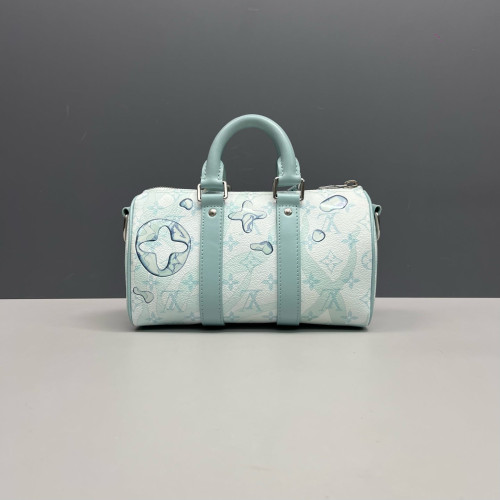 Louis Vuitton Keepall Bandouliere 25 Monogram Light Green Louis Vuitton Keepall Bandouliere 25 Monogram Light Green