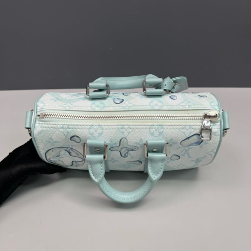 Louis Vuitton Keepall Bandouliere 25 Monogram Light Green Louis Vuitton Keepall Bandouliere 25 Monogram Light Green