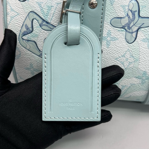 Louis Vuitton Keepall Bandouliere 25 Monogram Light Green Louis Vuitton Keepall Bandouliere 25 Monogram Light Green