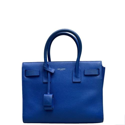 Yves Saint Laurent Baby Sac De Jour Grained Calfskin Blue Yves Saint Laurent Baby Sac De Jour Grained Calfskin Blue