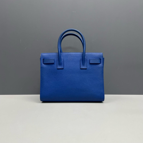 Yves Saint Laurent Baby Sac De Jour Grained Calfskin Blue Yves Saint Laurent Baby Sac De Jour Grained Calfskin Blue