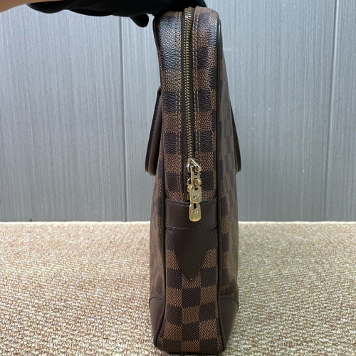 Louis Vuitton Porte Documents Jour Damier Ebene Brown