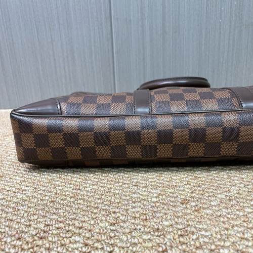 Louis Vuitton Porte Documents Jour Damier Ebene Brown