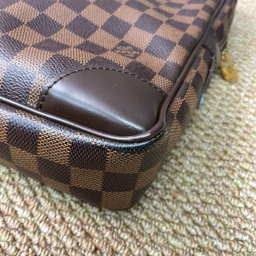 Louis Vuitton Porte Documents Jour Damier Ebene Brown