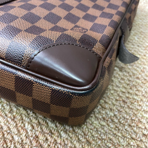 Louis Vuitton Porte Documents Jour Damier Ebene Brown