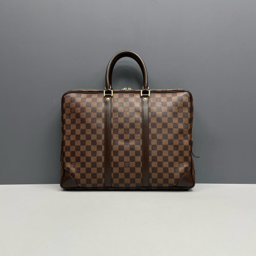 Louis Vuitton Porte Documents Jour Damier Ebene Brown
