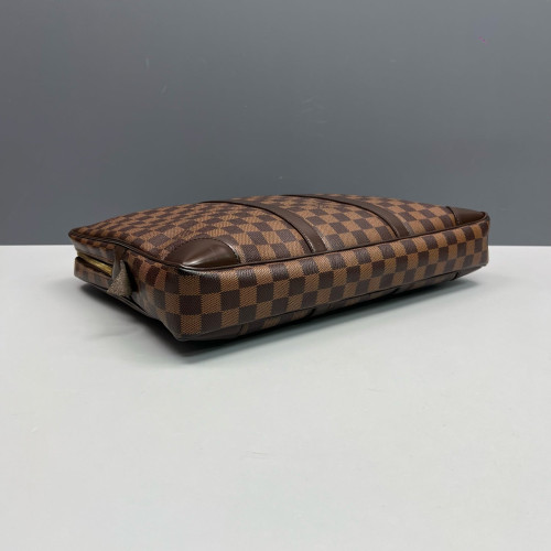 Louis Vuitton Porte Documents Jour Damier Ebene Brown