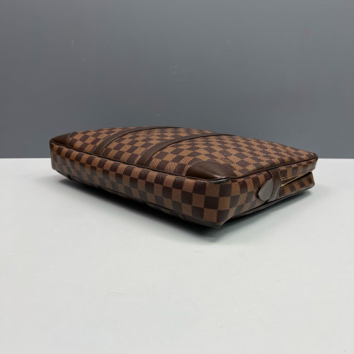 Louis Vuitton Porte Documents Jour Damier Ebene Brown