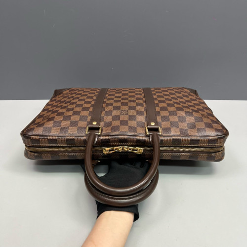 Louis Vuitton Porte Documents Jour Damier Ebene Brown