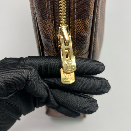 Louis Vuitton Porte Documents Jour Damier Ebene Brown