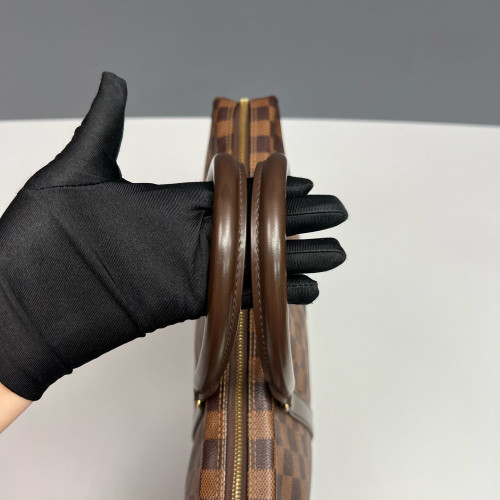 Louis Vuitton Porte Documents Jour Damier Ebene Brown