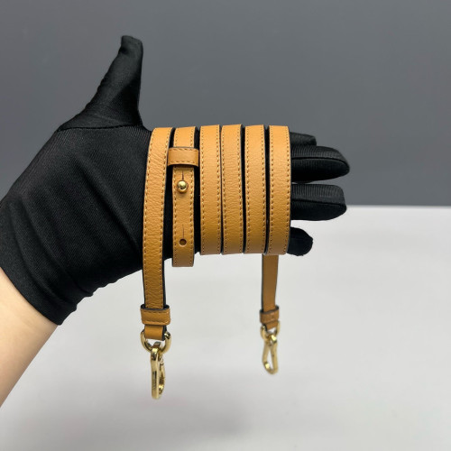 Loewe Bunny Crossbody Bag Calfskin Blue Brown