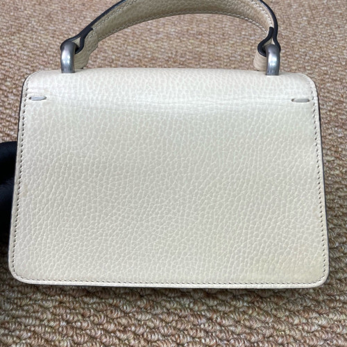Gucci Super Mini Dionysus Calfskin Beige Mystic White
