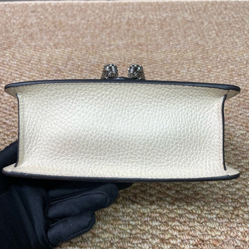 Gucci Super Mini Dionysus Calfskin Beige Mystic White
