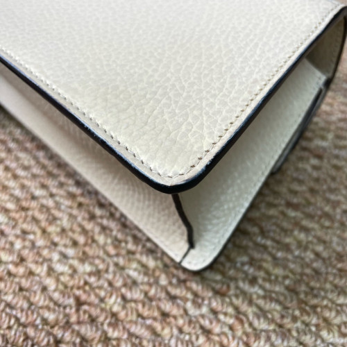 Gucci Super Mini Dionysus Calfskin Beige Mystic White