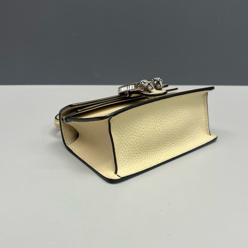 Gucci Super Mini Dionysus Calfskin Beige Mystic White