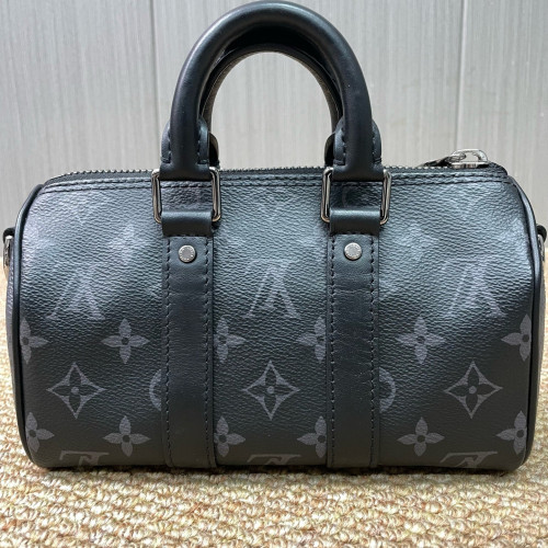 Louis Vuitton Keepall Bandouliere Xs Monogram Eclipse Black