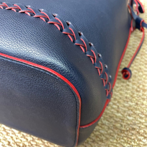 Louis Vuitton Lockme Bucket Cuir Dark Blue