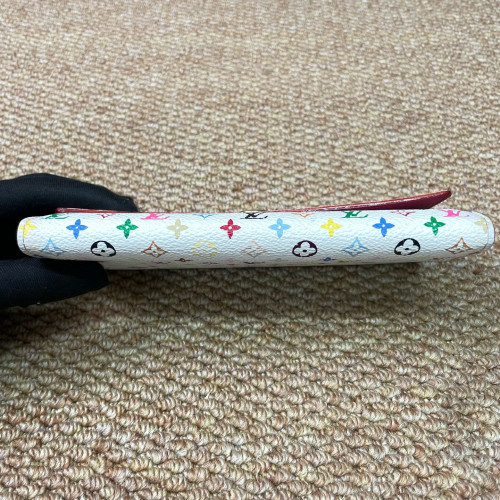 Louis Vuitton Sarah Wallet Monogram Multicolor White